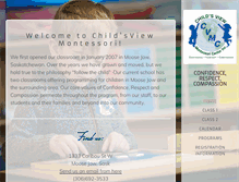 Tablet Screenshot of childsview.ca